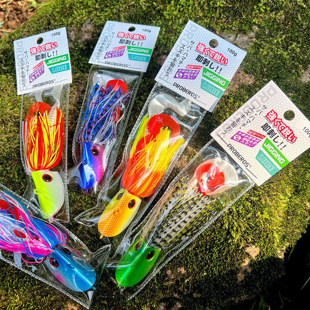 PROBEROS DUCKLING TAI RUBBER Jigging lure slow jig gewang pancing mancing laut umpan tiruan - Image 9