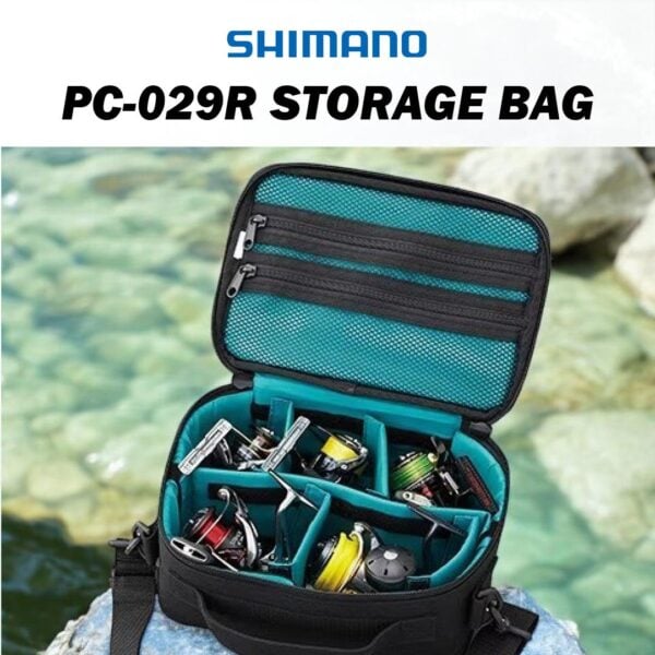SHIMANO REEL BAG PC -029R REEL POUCH BAG SIMPAN MESIN PANCING STORAGE TRANSPORT BAG - Image 6