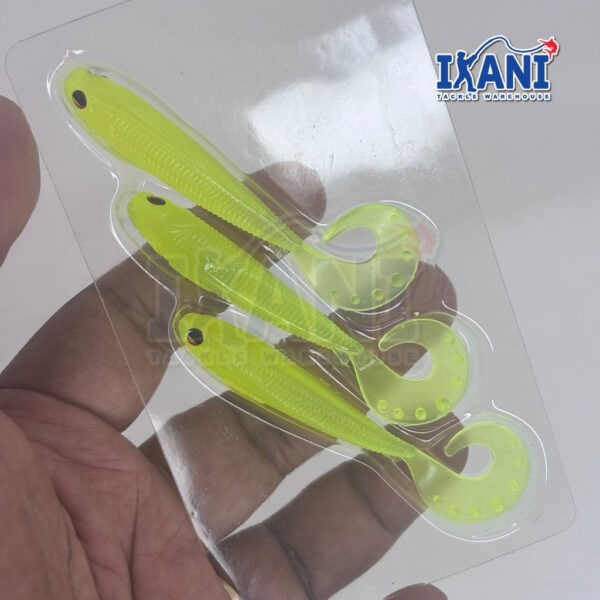 HINOMIYA PSL03 FISHING SOFTPLASTIC 72mm 2.8g 3pcs LURE Bait gewang umpan Tiruan SP casting - Image 6