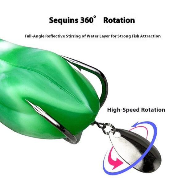 FRESTI Katak Dodoh 6.5cm 13g Soft Silicone Frog Fishing Lure Umpan Tiruan Katak utk Haruan toman - Image 2