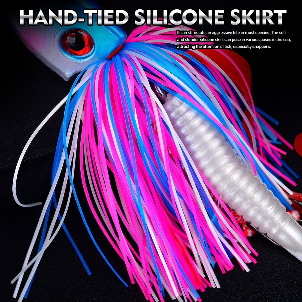 PROBEROS DUCKLING TAI RUBBER Jigging lure slow jig gewang pancing mancing laut umpan tiruan - Image 8