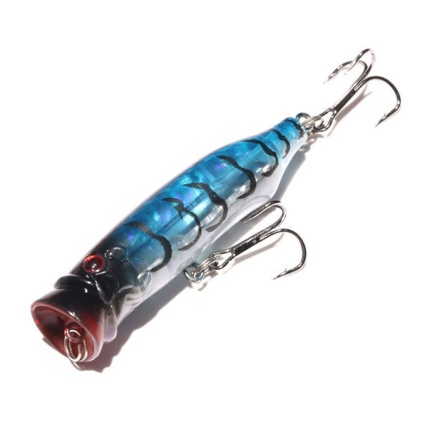 FRESTI RAINBOW POPPER 7.2CM 9.5G gewang pancing topwater Bunyi fishing lure bait popping baling jauh - Image 8