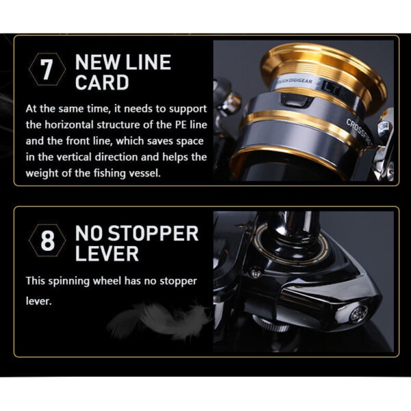 DAIWA CROSSFIRE SPINNING FISHING REEL - Image 5