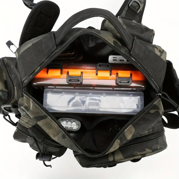 FISHING BAG WATERPROOF OUTDOOR CAMOUFLAGE TACTICAL LURE BEG OUTDOOR SPORTS BAG - Image 4